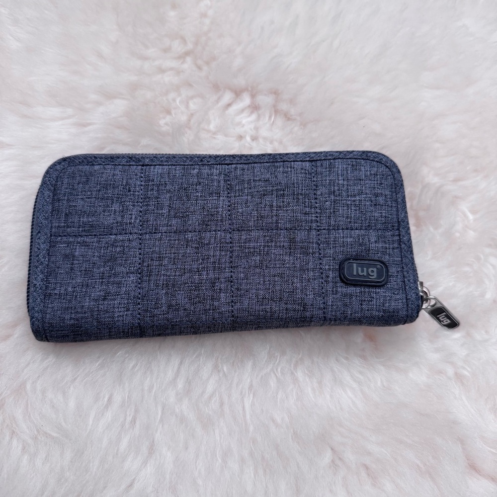 Lug Gray Quilted Wallet